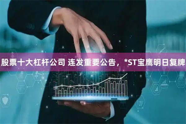 股票十大杠杆公司 连发重要公告，*ST宝鹰明日复牌
