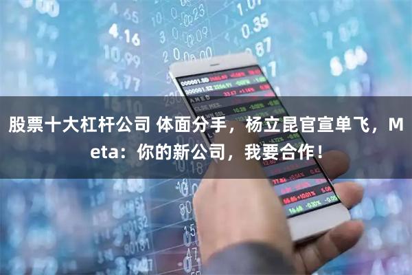 股票十大杠杆公司 体面分手，杨立昆官宣单飞，Meta：你的新公司，我要合作！